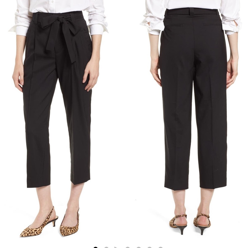 JCrew Collection Tie Waist Pants in 98% Wool.  I loved these pants!